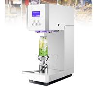 AYCDL Machine De Scellage De Boîtes De Conserve Professionnelle, Scelleuse Semi-Automatique De 370 W pour Gobelets, Scelleuse À Impulsion pour Sacs Plastiques, Machin,White