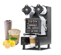 AYCDL Machine de scellage de tasse électrique entièrement automatique pour thé à bulles, thé au lait, jus, haute efficacité 550-700 tasses/heure