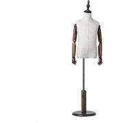 AYCDL Mannequin De Tailleur, Mannequin De Corps À Hauteur Réglable, Demi-Longueur avec Bras, Accessoire De Présentation Stable Et Facile À Installer pour Vêtements D',Small Base-Bust 63cm