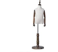 AYCDL Mannequin De Tailleur, Mannequin De Corps À Hauteur Réglable, Demi-Longueur avec Bras, Accessoire De Présentation Stable Et Facile À Installer pour Vêtements D',Big Base-Bust 68cm