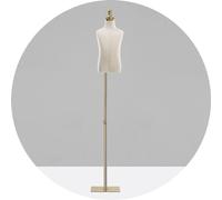 AYCDL Mannequin De Tailleur, Mannequin D'Exposition À Hauteur Réglable, Support De Présentation Durable en Bois Massif, Accessoires De Mode pour Vêtements d'enfants,E-8 Years Old