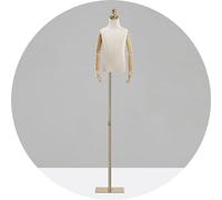 AYCDL Mannequin De Tailleur, Mannequin D'Exposition À Hauteur Réglable, Support De Présentation Durable en Bois Massif, Accessoires De Mode pour Vêtements d'enfants,F-6 Years Old