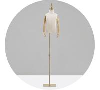 AYCDL Mannequin De Tailleur, Mannequin D'Exposition À Hauteur Réglable, Support De Présentation Durable en Bois Massif, Accessoires De Mode pour Vêtements d'enfants,D-4 Years Old