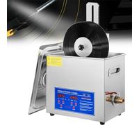 AYCDL Nettoyeur À Ultrasons pour Disques Vinyles 180 W, 6 L, Nettoyeur De Dents À Ultrasons, Bain À Ultrasons pour Bijoux en Argent (Baignoires, Boucles d'oreilles, Lunettes),