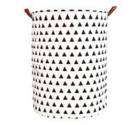 AYCDL Panier À Linge Rond, Bac De Rangement, Panier À Linge Sale Grande Capacité, Panier De Rangement pour Vêtements, Organisateur pour La Maison,B-15.7 * 19.6in