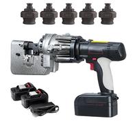 AYCDL Perforatrice hydraulique électrique sans fil pour métal, outil portable et puissant pour acier, fer, aluminium, cuivre, jusqu'à 6 mm d'épaisseur
