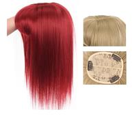 AYCDL Perruques Synthétiques À Frange, Cheveux Raides avec Air 3D, Perruques Synthétiques Courtes Et Bouclées pour Femmes, Perruque avec Frange, Pince À Cheveux，TD02-35-101