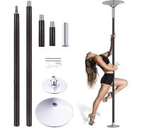 AYCDL Pole Dancing Pole Dancing Pole Dancing Pole Pole pour la maison Très résistant en silicone pour appartements, club, fête, salle de sport, rotation à 360° et bâton de danse statique pour 2,1 à