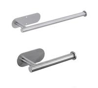 AYCDL Porte-Papier Toilette Adhésif Mural en Acier Inoxydable, Distributeur De Serviettes en Rouleau, Support Absorbant pour Mouchoirs en Papier, Lot De 2 (A, 01),2pcs D-01