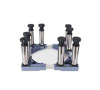 AYCDL Support De Réfrigérateur À Base Réglable, Antirouille, Longueur/Largeur 47-67 Cm, Support Universel pour Lave-Linge Et Réfrigérateur, Hauteur De Panier Haut 20-23 Cm, Ch,8 Legs-20-23cm