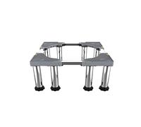 AYCDL Support Multifonctionnel Réglable pour Lave-Linge À Tambour, Hauteur Réglable De 42 À 66 Cm, Compatible avec Sèche-Linge Et Réfrigérateur. Protège des Rayures Et des Choc