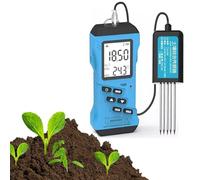 AYCDL Testeur de sol pour azote, phosphore, potassium, pH, humidité, conductivité nutritive, compteur EC pour jardinage et agriculture