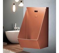 AYCDL Urinoir Automatique Mural en Acier Inoxydable 304 pour Hommes, sans Eau, pour Toilettes Commerciales, Or Rose, Or,Rosegold
