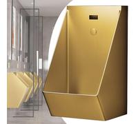 AYCDL Urinoir Mural en Acier Inoxydable 304 avec Robinet De Chasse d'eau À Capteur - Équipement Sanitaire Commercial pour Hommes, Hôtels Et Centre