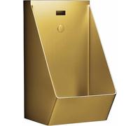 AYCDL Urinoir Mural pour Hommes avec Robinet De Chasse d'eau À Capteur. Usage Commercial. Convient Aux Salles De Bains, Hôtels, Centres Commerciau,Gold