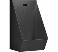 AYCDL Urinoir Mural pour Hommes avec Robinet De Chasse d'eau À Capteur. Usage Commercial. Convient Aux Salles De Bains, Hôtels, Centres Commerciau,Black