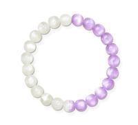 Ayciep Bracelet à changement de couleur réactif aux UV pour femme, bracelet à changement de couleur, bracelet élastique de 8 mm, bracelet de perles changeant de couleur, bracelet d'humeur pour plage