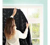 Aycorn Rideau Occultant avec Ventouses, Portable, Ajustable et Amovible, 130x200 cm - Stores d'occultation sans perçage et Attaches Velcro pour Chambre, Salon et Voyage - Motif Spatial