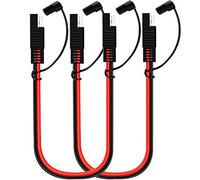 AYECEHI Lot de 2 câbles d'extension SAE à SAE 10 AWG - Câble d'extension pour voiture DC - Câble robuste avec capuchon étanche - 30 cm