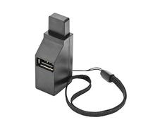 AYECEHI Mini hub USB 3.0 3 ports USB 3.0 haute vitesse Plug and Play, adaptateur répartiteur USB portable pour PC, ordinateur portable - Noir