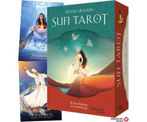 Ayeda Husain Sufi-Tarot - Der Weg des Herzens: 78 Tarotkarten mit Anleit (Poche)