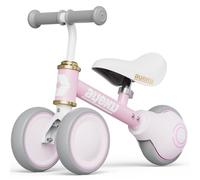 AyeKu Vélo d’équilibre pour Tout-Petits 1-3 Ans, léger, Selle Souple réglable, Roues Lisses et silencieuses, poignées antidérapantes - Cadeau de Premier Anniversaire, Rose