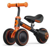 AyeKu Vélo d’équilibre pour Tout-Petits 1-3 Ans, léger, Selle Souple réglable, Roues Lisses et silencieuses, poignées antidérapantes - Cadeau de Premier Anniversaire, Noir