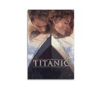 AYERWAENN Poster Titanic - Impression sur toile vintage - Décoration murale vintage pour salon, chambre à coucher - 40 x 60 cm - Style sans cadre