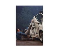 AYERWAENN Wolf Of Wall Street Lamborghini Countach Poster décoratif sur toile style vintage sans cadre 50 x 75 cm