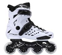 AYES Patins à roues alignées professionnelles pour hommes et femmes, patins à roues alignées de fitness pour adultes et débutants (blanc, 42)