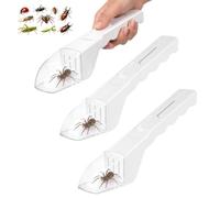 AYESY 3 Pièce Attrape Insecte, Observer Insectes des Enfants Adultes, Blanc