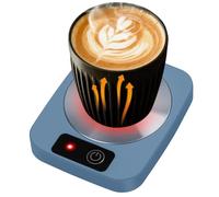 AYESY Chauffe Tasse, 55℃ Bleu Réchauffe-Tasse Électrique Intelligent Boissons, Chauffe-café Chauffe Boisson Bureau pour Thé, Café, Lait au Bureau et à la Maison