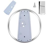 AYESY Support Vertical pour Consoles PS5 PROSlim, Blanc Socle Slim Durable Support pour PS5 avec Tapis Antidérapant et Vis, Offre Stabilité et Dissipation de la Chaleur