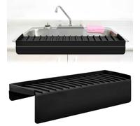 AYESY Tapis de Robinet en Silicone, Pare éclaboussures pour évier de Cuisine, Protection Anti-Éclaboussures pour Robinet d'Évier,Tampons de Robinet en Silicone,Accessoire pour Cuisine et Salle deBain