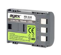 ayex NB-2LH Batterie compatible avec Canon EOS 350D 400D Powershot G7 G9 S30 S40