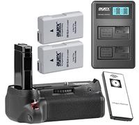 ayex Poignée de Batterie pour Nikon D5500 et D5600 avec déclencheur Infrarouge (similaire à MB-D5500) + 2 Batteries + Chargeur USB