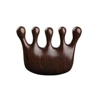 AYEXNSL Peigne de massage à cinq dents en bois de santal pour cuir chevelu 5 éléments pour perte de cheveux, peigne méridien à dents larges, thérapie spéciale 1 pièce