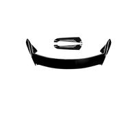 AYEXNSV Déflecteur d'air de séparateur de Queue de becquet de lèvre de Coffre d'aile arrière Compatible for Civic FK7 10ème hayon 2016-2021 kit d'accessoires de réglage de carrosserie(Glossy Black)