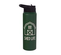 Ayez de la vie pour les constructeurs d'abris de jardin et ceux qui vivent dans des abris de jardin Stainless Steel Insulated Water Bottle