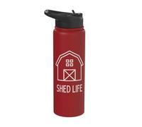Ayez de la vie pour les constructeurs d'abris de jardin et ceux qui vivent dans des abris de jardin Stainless Steel Insulated Water Bottle