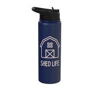 Ayez de la vie pour les constructeurs d'abris de jardin et ceux qui vivent dans des abris de jardin Stainless Steel Insulated Water Bottle