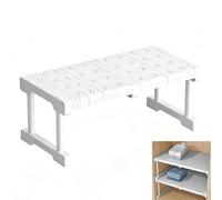 AYGCI Extensible Étagère de Placard Séparateur d'étagère pour Armoire Bibliothèque Placard Diviseur DIY Organisateur pour Cuisine Salle De Bains Bureau Chambre (Largeur 42 [Longueur 27-38cm])
