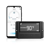 Aygrochy Contrôleur intelligent WiFi avec régulateur de température et d'humidité pour ventilateur tubulaire