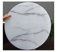 AYHARYLH Plateau tournant Lazy Susan en verre trempé marbré, 24 à 40 pouces, pour cuisine maison, hôtel et usage commercial - 360° rotation