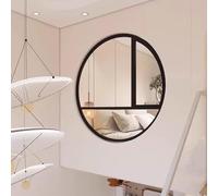 AYHARYLH Rotation 360° Maison Rond Fenêtre avec poignée, Fenêtres en Verre Trempé Rotatives Et Ventilées,pour Intérieur et Extérieur(Nero,70cm/27.5in)