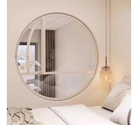 AYHARYLH Rotation 360° Maison Rond Fenêtre avec poignée, Fenêtres en Verre Trempé Rotatives Et Ventilées,pour Intérieur et Extérieur(Wit,100cm/39in)