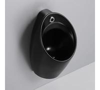 AYHARYLH Urinoir Mural pour Hommes Intelligents, Urinoir Homme Urinal Homme en Porcelaine pour Hommes pour Salle De Bain Ktv Prison Bar Hôtel(Nero)