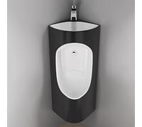 AYHARYLH Urinoir pour Homme avec Lavabo Et Robinet Urinoirs Muraux,pour Hommes pour Salle De Bain Ktv Prison Bar Hôtel(Nero)