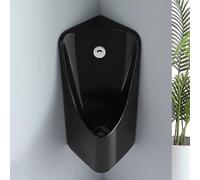 AYHARYLH Urinoir pour Homme Urinoir d'angle, Urinoirs d'angle pour Homme dans La Salle De Bain, Écoles Prisons Hôtels Magasins Hôpitaux(Nero)