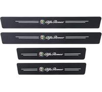 AYHYA 4 Pièces Autocollants de Protection de Seuil de Porte pour Alfa Romeo 147 5-Door,Plinthes de Voiture Anti-Rayures et Décoratives,Accessoires Réglage Voiture